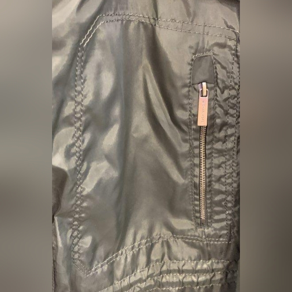 Michael Kors Hooded Anorak Olive Jacket Size XL - Picture 5 of 8